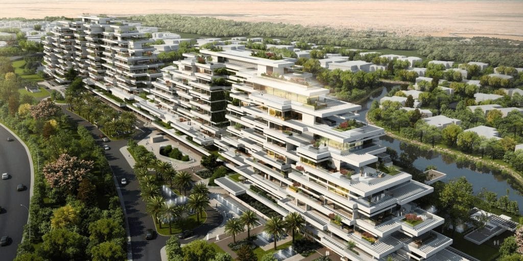 Al Barari is a green haven in the desert, offering eco-friendly luxury villas surrounded by lush landscapes.