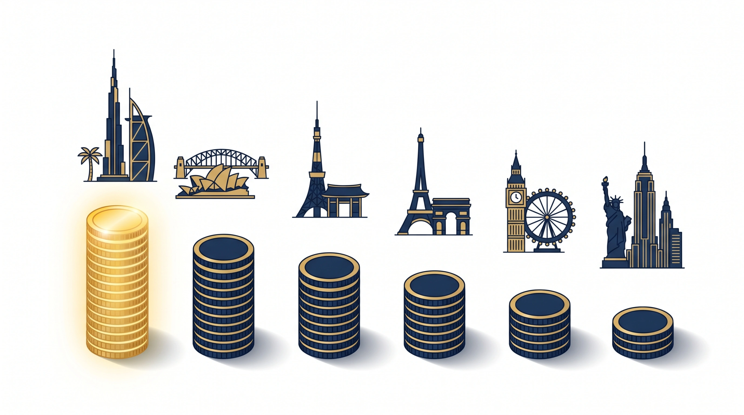 The Best City for High Earners in 2026 - Dubai vs Sydney, Tokyo, Paris, London and New York: who lets you keep the most? 1 The six cities, up close