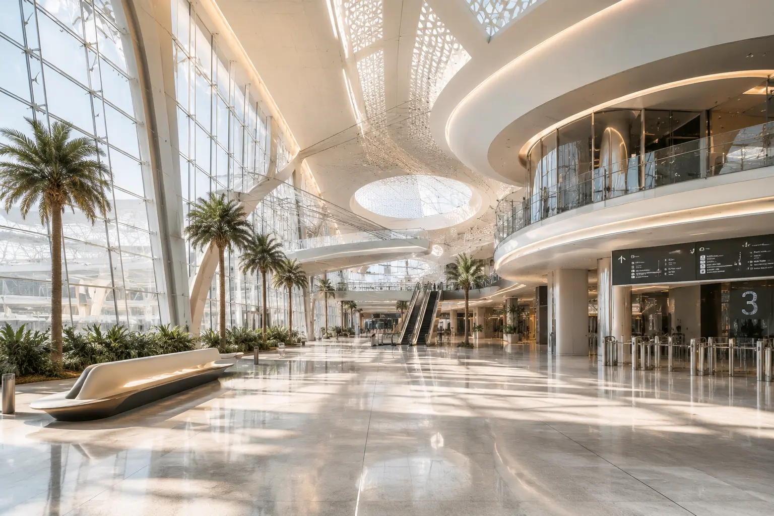New airports roads and metro lines