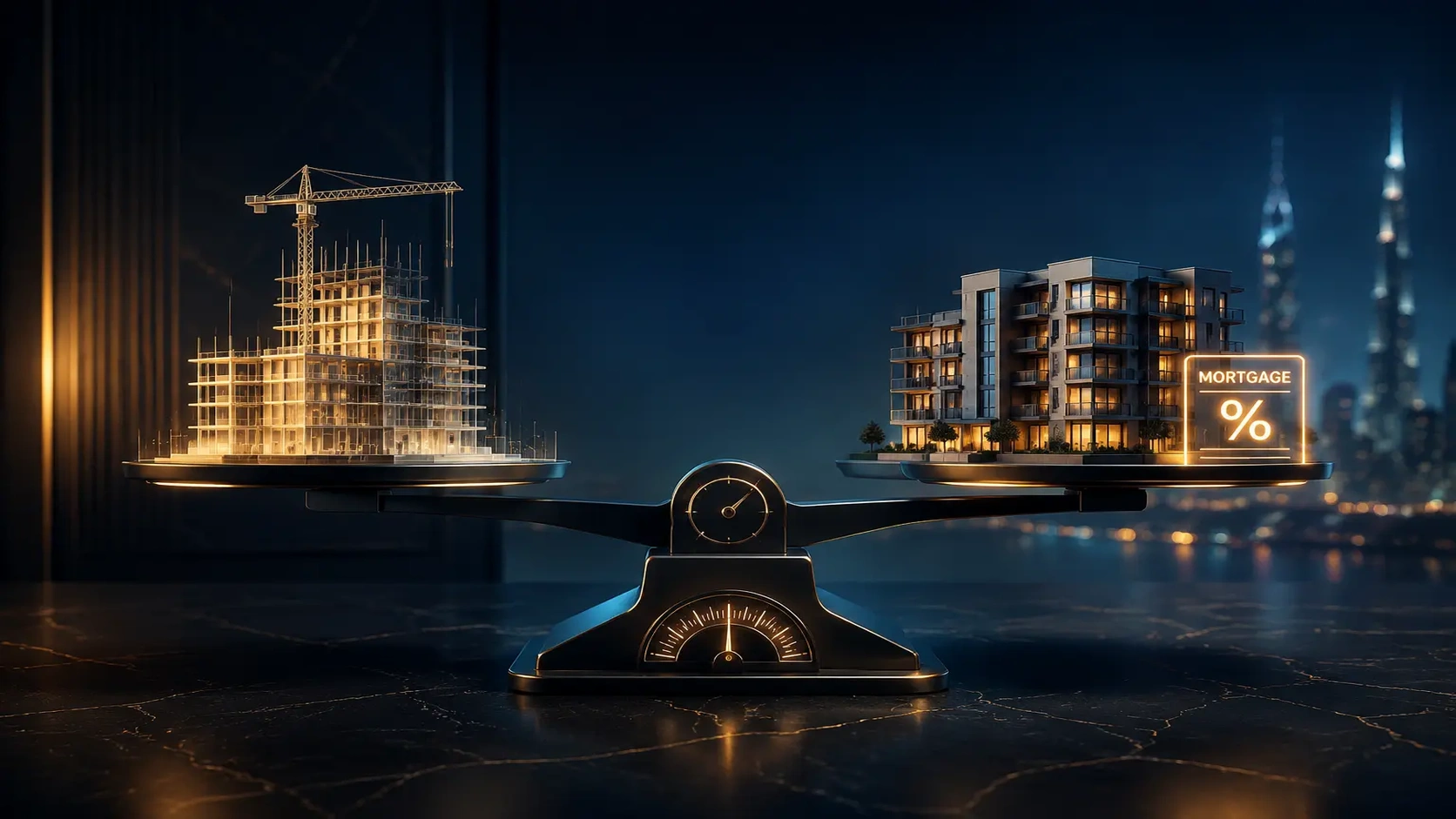 Dubai mortgage vs off-plan 2026 investment comparison
