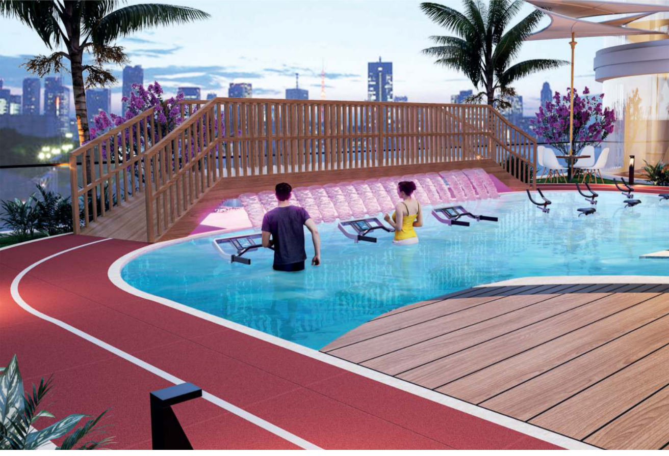 1BR + Study | Spacious Layout | Pool View