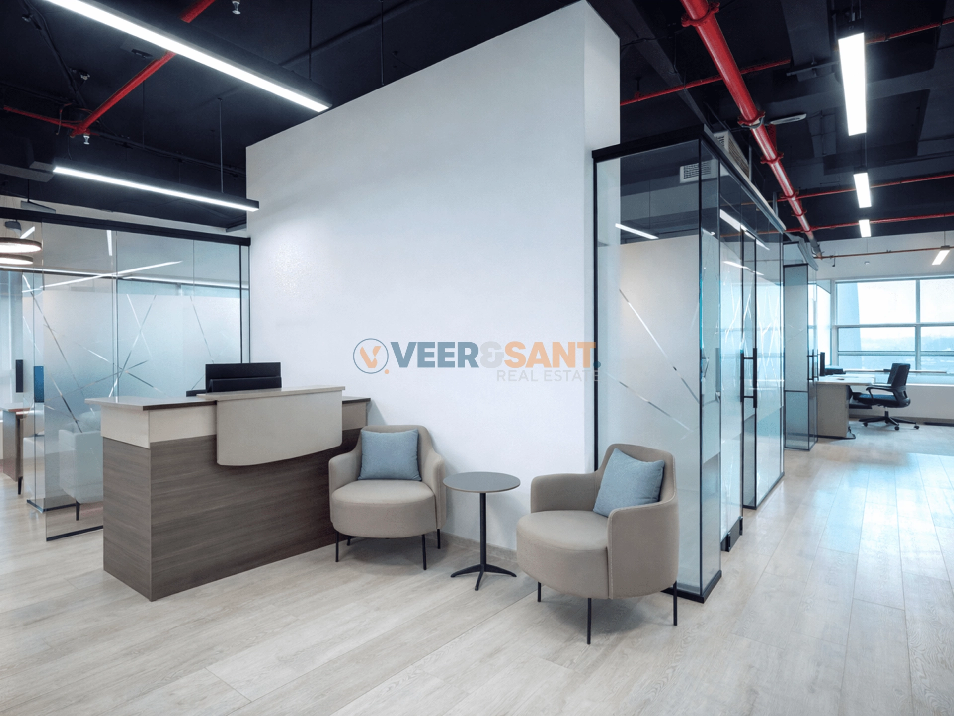 Sea & Atlantis Views | Fully Furnished | Modern Office | Near to Metro