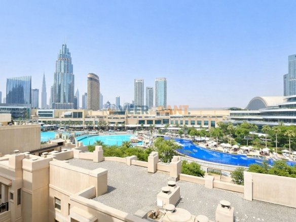 Fountain View | Burj Khalifa | Spacious BR + Study